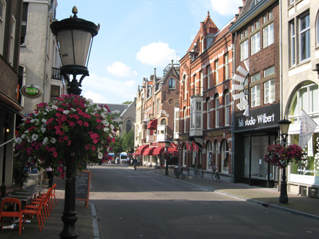 Utrecht zentrum strasse foto