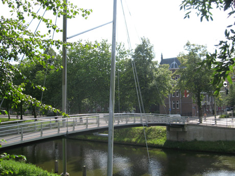 Bridge across a canal utrecht photo
