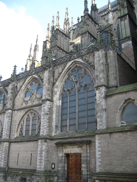 Dom church sideview utrecht photo