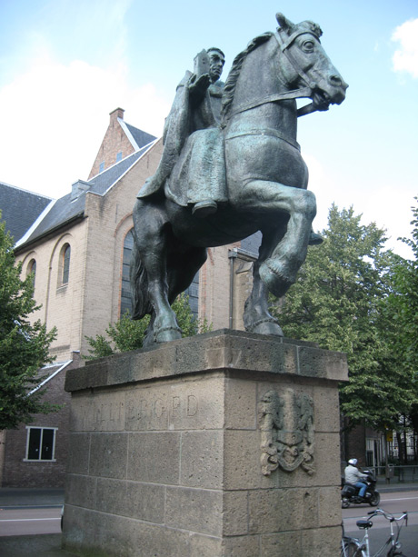 Missionary willibrord statue utrecht photo