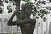 Statue At Dom Kerk Church Utrecht
