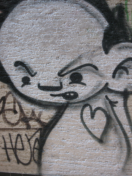 Graffiti a utrecht foto
